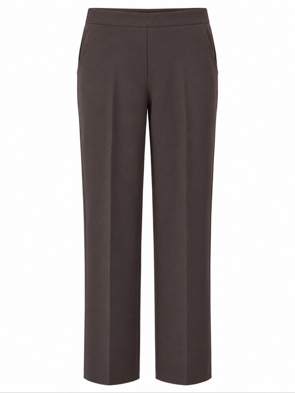 Christian Siriano Womens Pants Sz 10 Brown Stretch Pull up 4 Pockets
